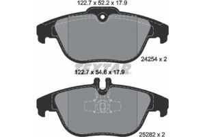 Textar Σετ τακάκια, Δισκόφρενα - 2425401