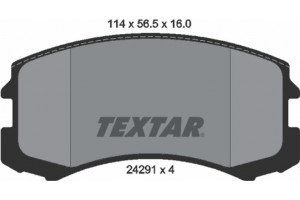 Textar Σετ τακάκια, Δισκόφρενα - 2429101