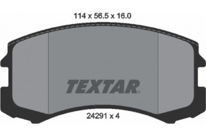 Textar Σετ τακάκια, Δισκόφρενα - 2429101