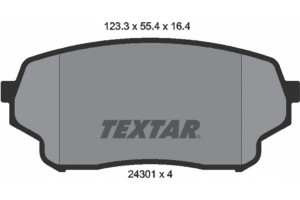 Textar Σετ τακάκια, Δισκόφρενα - 2430101