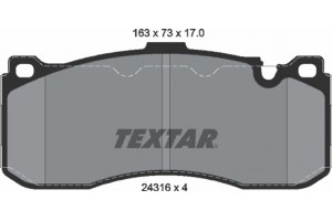 Textar Σετ τακάκια, Δισκόφρενα - 2431601