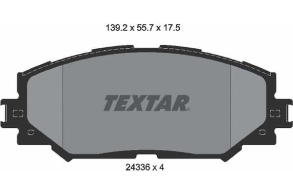 Textar Σετ τακάκια, Δισκόφρενα - 2433601