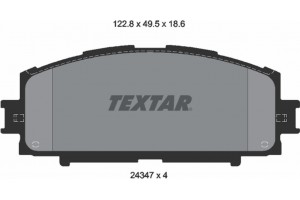 Textar Σετ τακάκια, Δισκόφρενα - 2434701