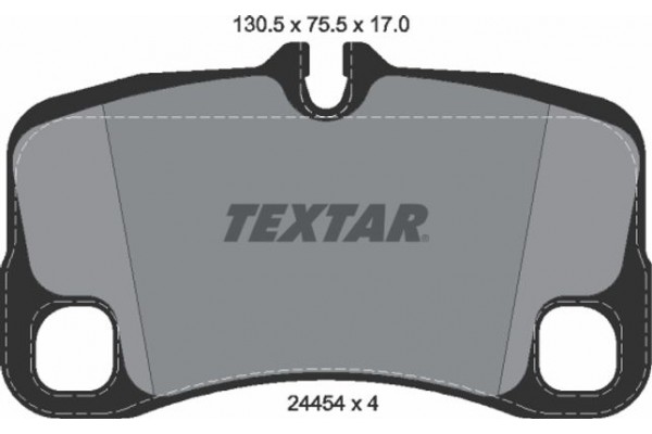 Textar Σετ τακάκια, Δισκόφρενα - 2445403