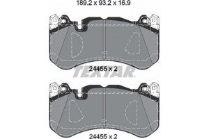 Textar Σετ τακάκια, Δισκόφρενα - 2445503