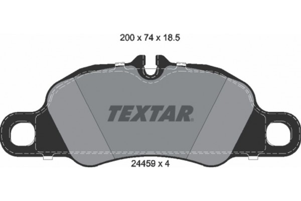 Textar Σετ τακάκια, Δισκόφρενα - 2445902