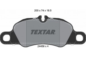 Textar Σετ τακάκια, Δισκόφρενα - 2445901