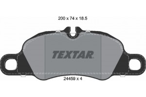 Textar Σετ τακάκια, Δισκόφρενα - 2445901