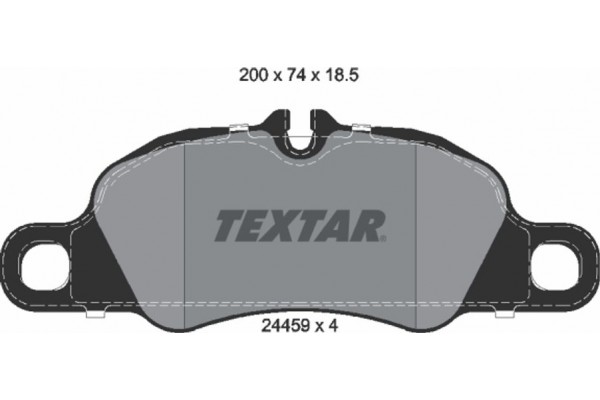 Textar Σετ τακάκια, Δισκόφρενα - 2445901