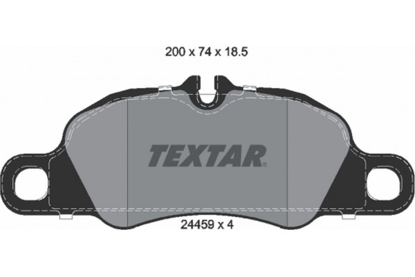 Textar Σετ τακάκια, Δισκόφρενα - 2445901