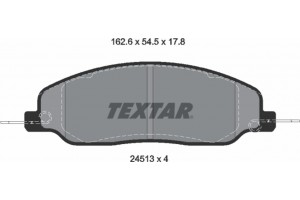 Textar Σετ τακάκια, Δισκόφρενα - 2451301