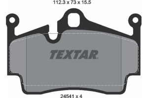 Textar Σετ τακάκια, Δισκόφρενα - 2454101