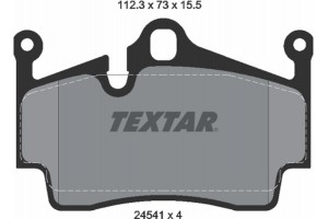 Textar Σετ τακάκια, Δισκόφρενα - 2454101