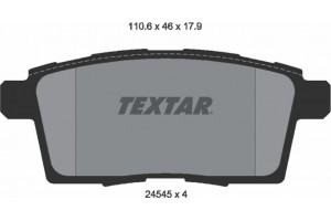 Textar Σετ τακάκια, Δισκόφρενα - 2454501