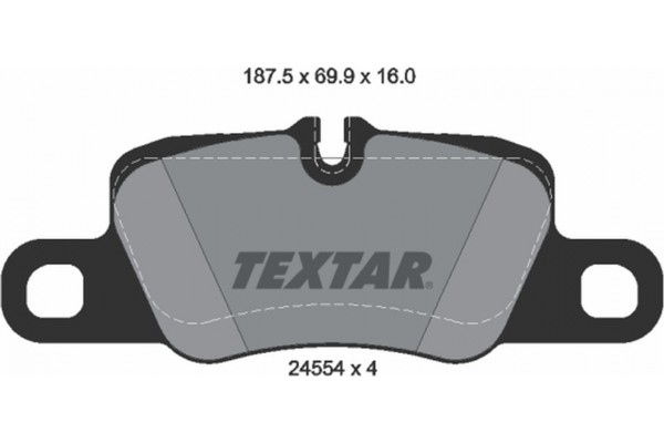Textar Σετ τακάκια, Δισκόφρενα - 2455402 Textar Σετ τακάκια, Δισκόφρενα - 2455402