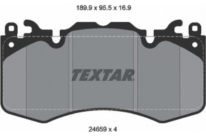 Textar Σετ τακάκια, Δισκόφρενα - 2465901