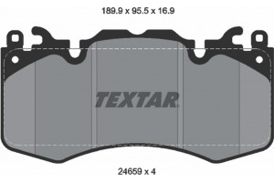 Textar Σετ τακάκια, Δισκόφρενα - 2465901