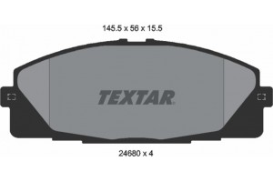 Textar Σετ τακάκια, Δισκόφρενα - 2468001