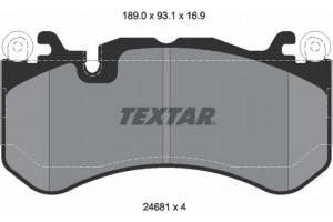 Textar Σετ τακάκια, Δισκόφρενα - 2468101