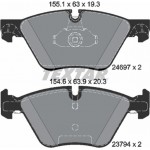Textar Σετ τακάκια, Δισκόφρενα - 2469701