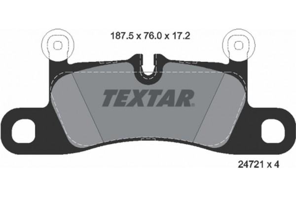 Textar Σετ τακάκια, Δισκόφρενα - 2472101 Textar Σετ τακάκια, Δισκόφρενα - 2472101