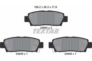 Textar Σετ τακάκια, Δισκόφρενα - 2484401