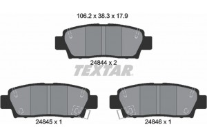 Textar Σετ τακάκια, Δισκόφρενα - 2484401