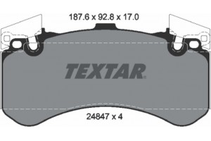 Textar Σετ τακάκια, Δισκόφρενα - 2484701