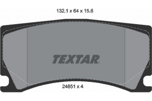 Textar Σετ τακάκια, Δισκόφρενα - 2485101