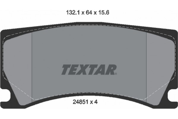 Textar Σετ τακάκια, Δισκόφρενα - 2485101 Textar Σετ τακάκια, Δισκόφρενα - 2485101