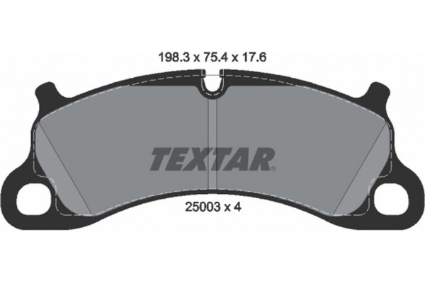 Textar Σετ τακάκια, Δισκόφρενα - 2500301