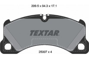 Textar Σετ τακάκια, Δισκόφρενα - 2500703