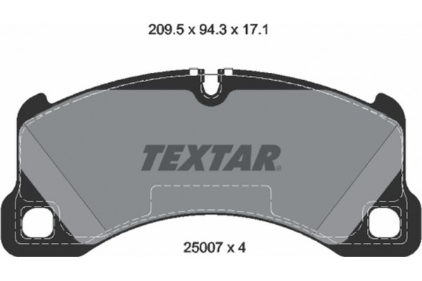 Textar Σετ τακάκια, Δισκόφρενα - 2500703