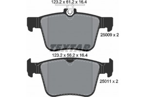 Textar Σετ τακάκια, Δισκόφρενα - 2500901