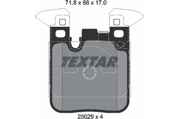 Textar Σετ τακάκια, Δισκόφρενα - 2502902