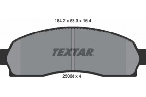 Textar Σετ τακάκια, Δισκόφρενα - 2506801