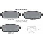 Textar Σετ τακάκια, Δισκόφρενα - 2509602 Textar Σετ τακάκια, Δισκόφρενα - 2509602