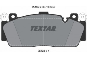Textar Σετ τακάκια, Δισκόφρενα - 2513301
