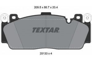 Textar Σετ τακάκια, Δισκόφρενα - 2513301