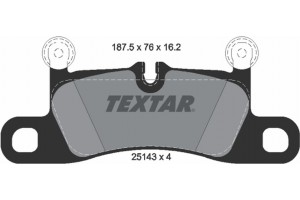 Textar Σετ τακάκια, Δισκόφρενα - 2514301