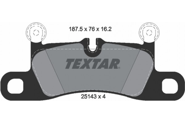 Textar Σετ τακάκια, Δισκόφρενα - 2514301 Textar Σετ τακάκια, Δισκόφρενα - 2514301