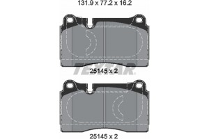 Textar Σετ τακάκια, Δισκόφρενα - 2514501