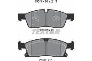 Textar Σετ τακάκια, Δισκόφρενα - 2519202