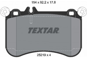 Textar Σετ τακάκια, Δισκόφρενα - 2521901