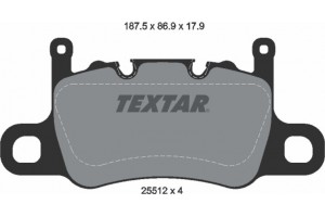 Textar Σετ τακάκια, Δισκόφρενα - 2551203