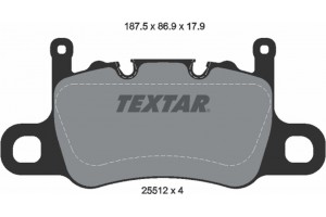 Textar Σετ τακάκια, Δισκόφρενα - 2551203