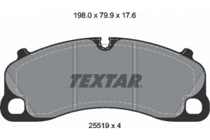 Textar Σετ τακάκια, Δισκόφρενα - 2551901