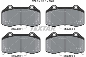 Textar Σετ τακάκια, Δισκόφρενα - 2552801