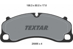 Textar Σετ τακάκια, Δισκόφρενα - 2556601