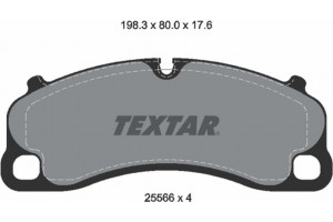 Textar Σετ τακάκια, Δισκόφρενα - 2556601